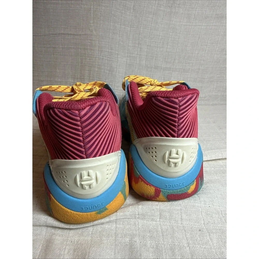 Adidas‎ Harden Stepback J Shoes Cyan/solar Gold Men's Size-7